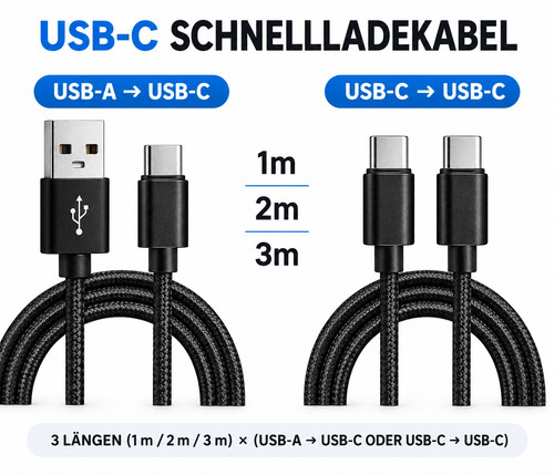 Ladekabel usb typ schnell - typ,