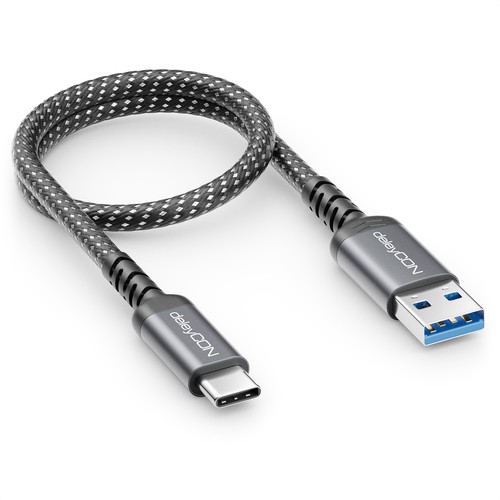 Usb ladekabel 3a - 0,3m,