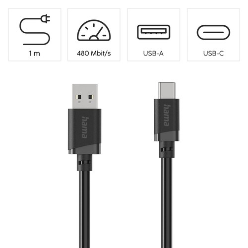 Hama usb a ladekabel - –, usb-a